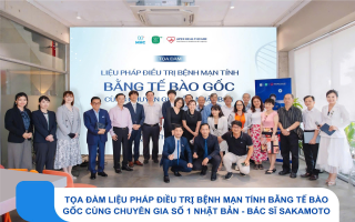 Tọa đàm "Liệu pháp điều trị bệnh mạn tính bằng tế bào gốc cùng chuyên gia số 1 Nhật Bản - Bác sĩ Sakamoto Sadanori"