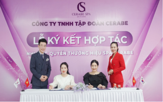Lễ ký kết hợp tác giữa Chuỗi nhượng quyền thương hiệu Spa Cerabe và Tân chủ Spa Ma Thị Loan 