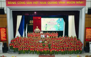 Juno Milk Việt Nam đồng hành cùng Học viện Cảnh sát nhân dân trong chương trình  “Học làm chiến sĩ công an - thép đã tôi thế đấy”