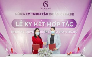 Lễ ký kết hợp tác toàn diện giữa Chuỗi nhượng quyền thương hiệu Spa Cerabe và Chủ Spa Nguyễn Thị Xinh