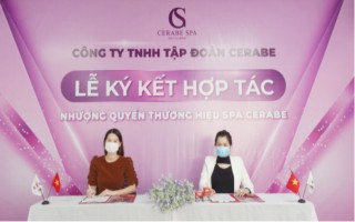 Lễ ký kết hợp tác toàn diện giữa Chuỗi nhượng quyền thương hiệu Spa Cerabe và Chủ Spa Nguyễn Thị Mơ