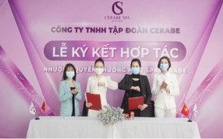 Lễ ký kết hợp tác toàn diện giữa Chuỗi nhượng quyền thương hiệu Spa Cerabe và Chủ Spa Trần Thuỳ Linh