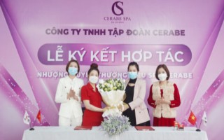 Lễ kí kết hợp tác toàn diện giữa Chuỗi nhượng quyền thương hiệu Spa Cerabe và Chủ Spa Nguyễn Thị Thuỷ
